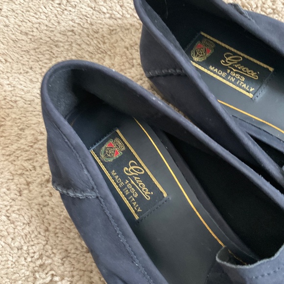 Gucci Gigi Loafer 'Navy Suede' - Picture 6 of 11